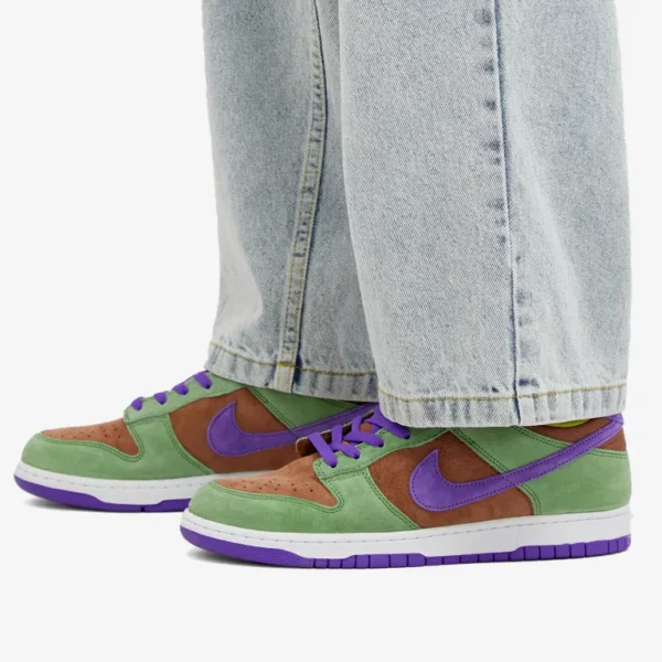 NIKE DUNK LOW SP VENEER, DEEP PURPLE & AUTUMN GREEN - Imagen 6