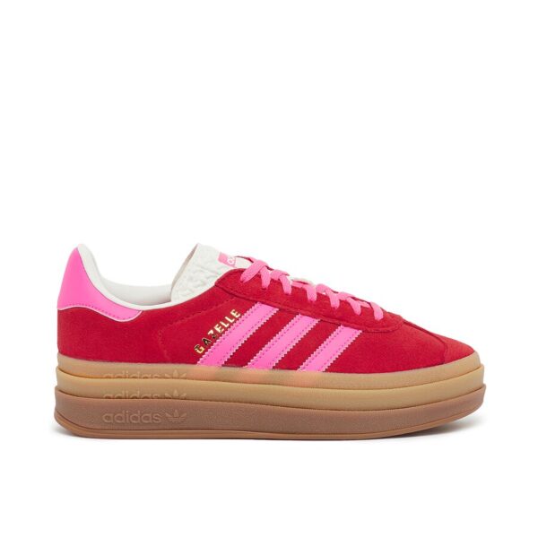 GAZELLE BOLD W TRAINERS COLLEGIATE RED LUCID PINK GUM