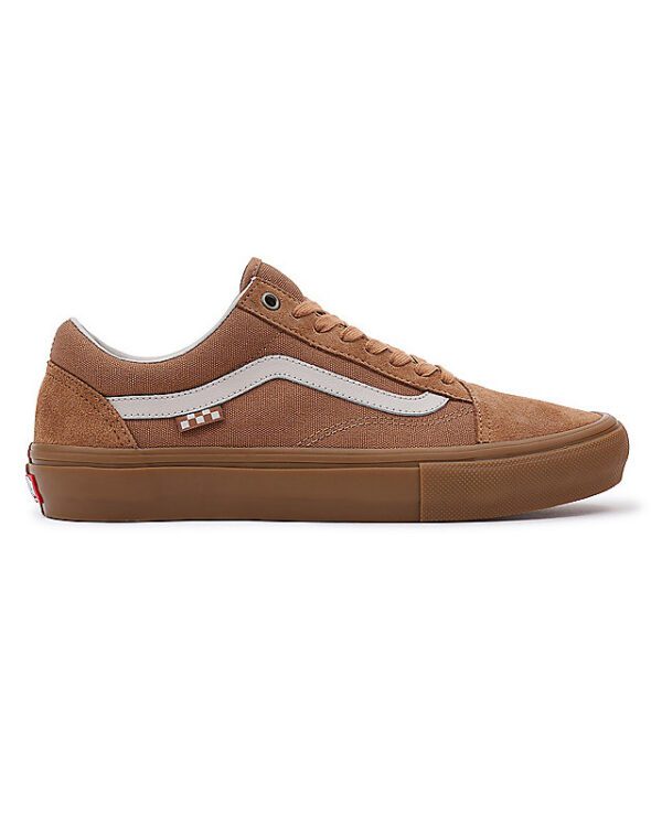 VANS SKATE 'OLD SKOOL' IN LIGHT BROWN/GUM