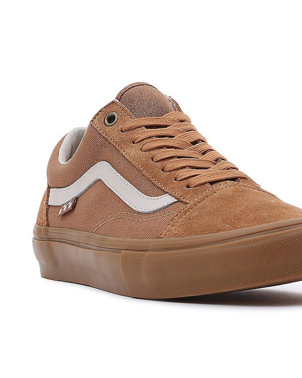 VANS SKATE 'OLD SKOOL' IN LIGHT BROWN/GUM - Imagen 4