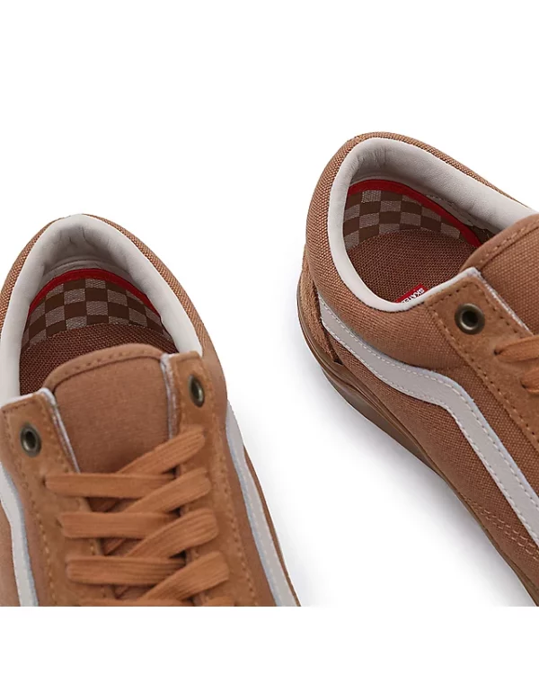 VANS SKATE 'OLD SKOOL' IN LIGHT BROWN/GUM - Imagen 3