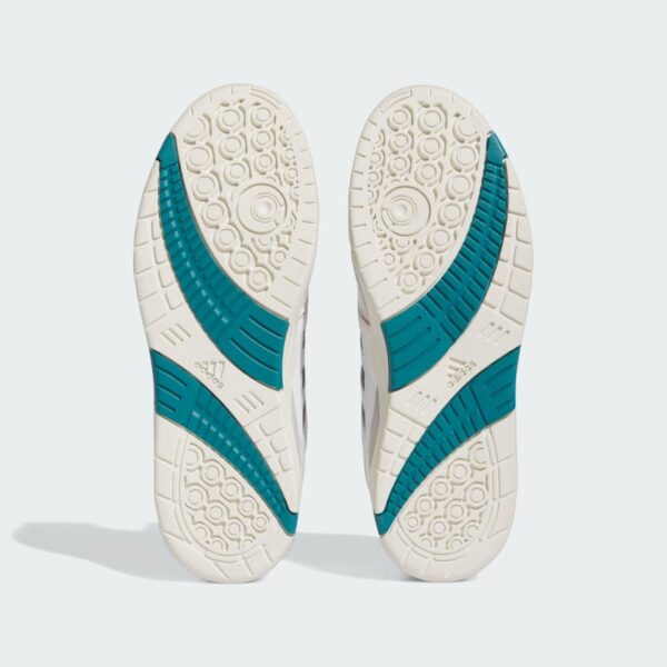 ADIDAS MIDCITY LOW BASKETBALL SHOES 'WHITE GREY AQUA' - Imagen 4