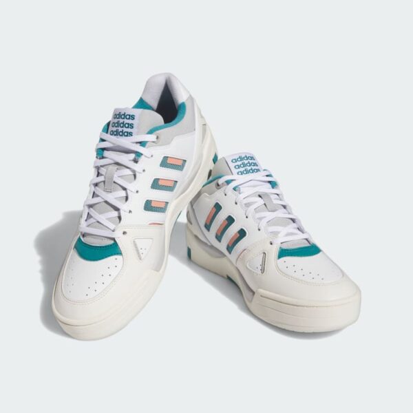 ADIDAS MIDCITY LOW BASKETBALL SHOES 'WHITE GREY AQUA' - Imagen 5