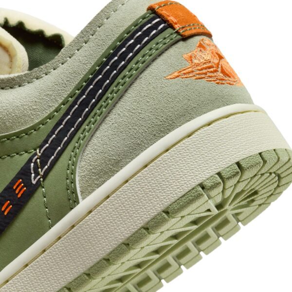 AIR JORDAN 1 LOW SE CRAFT OLIVE/BLACK - Imagen 6