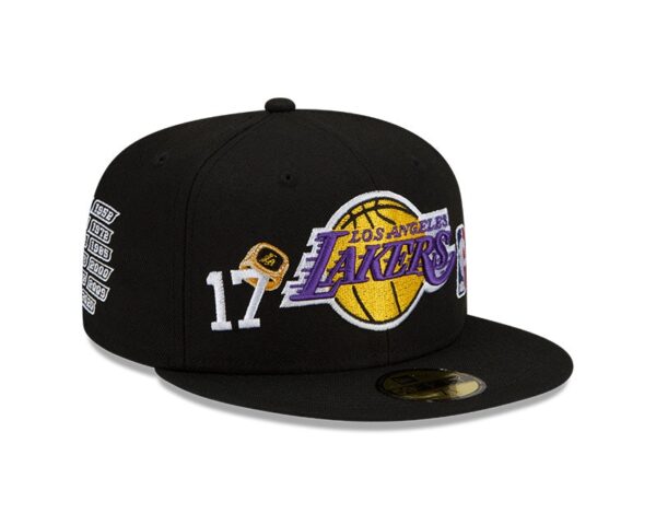 NEW ERA LOS ANGELES LAKERS COUNT THE RINGS 59/50 FITTED HAT - Imagen 3