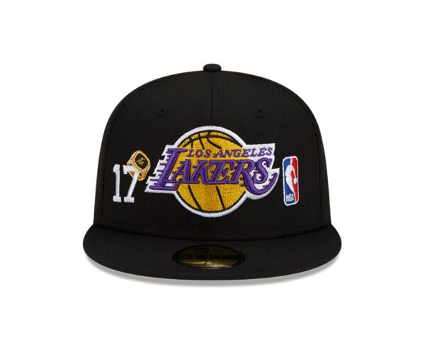 NEW ERA LOS ANGELES LAKERS COUNT THE RINGS 59/50 FITTED HAT - Imagen 2