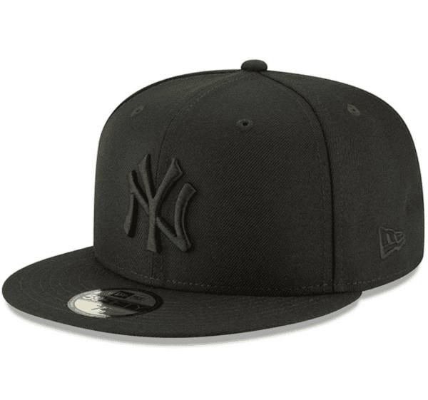 NEW YORK YANKEES TONAL BLACK ON BLACK 59FIFTY FITTED HAT