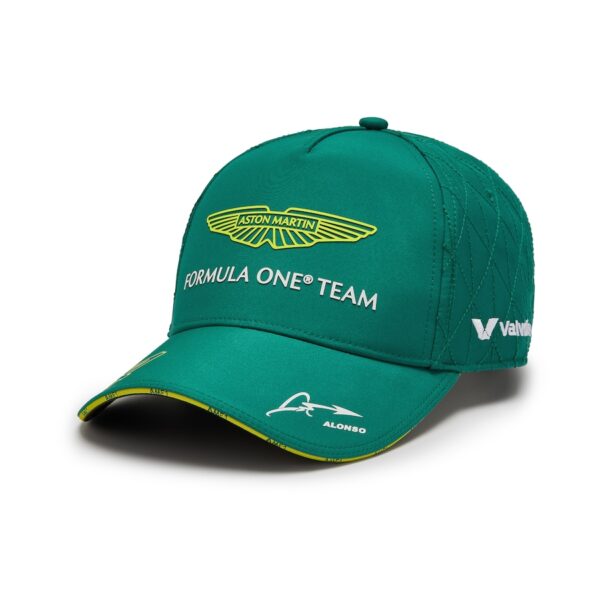 GORRA DEL EQUIPO FERNANDO ALONSO DE ASTON MARTIN ARAMCO F1 2024, COLOR VERDE