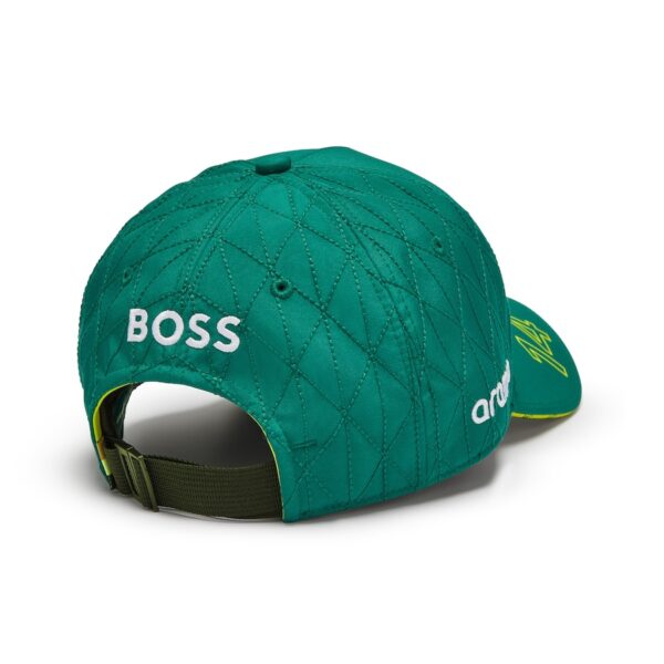 GORRA DEL EQUIPO FERNANDO ALONSO DE ASTON MARTIN ARAMCO F1 2024, COLOR VERDE - Imagen 3