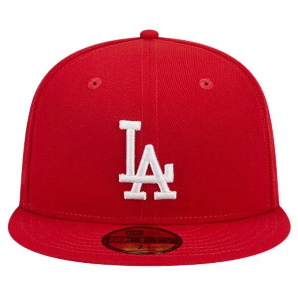 GORRA AJUSTADA 59FIFTY CON LOGOTIPO ROJO DE LOS ANGELES DODGERS DE NEW ERA - Imagen 2