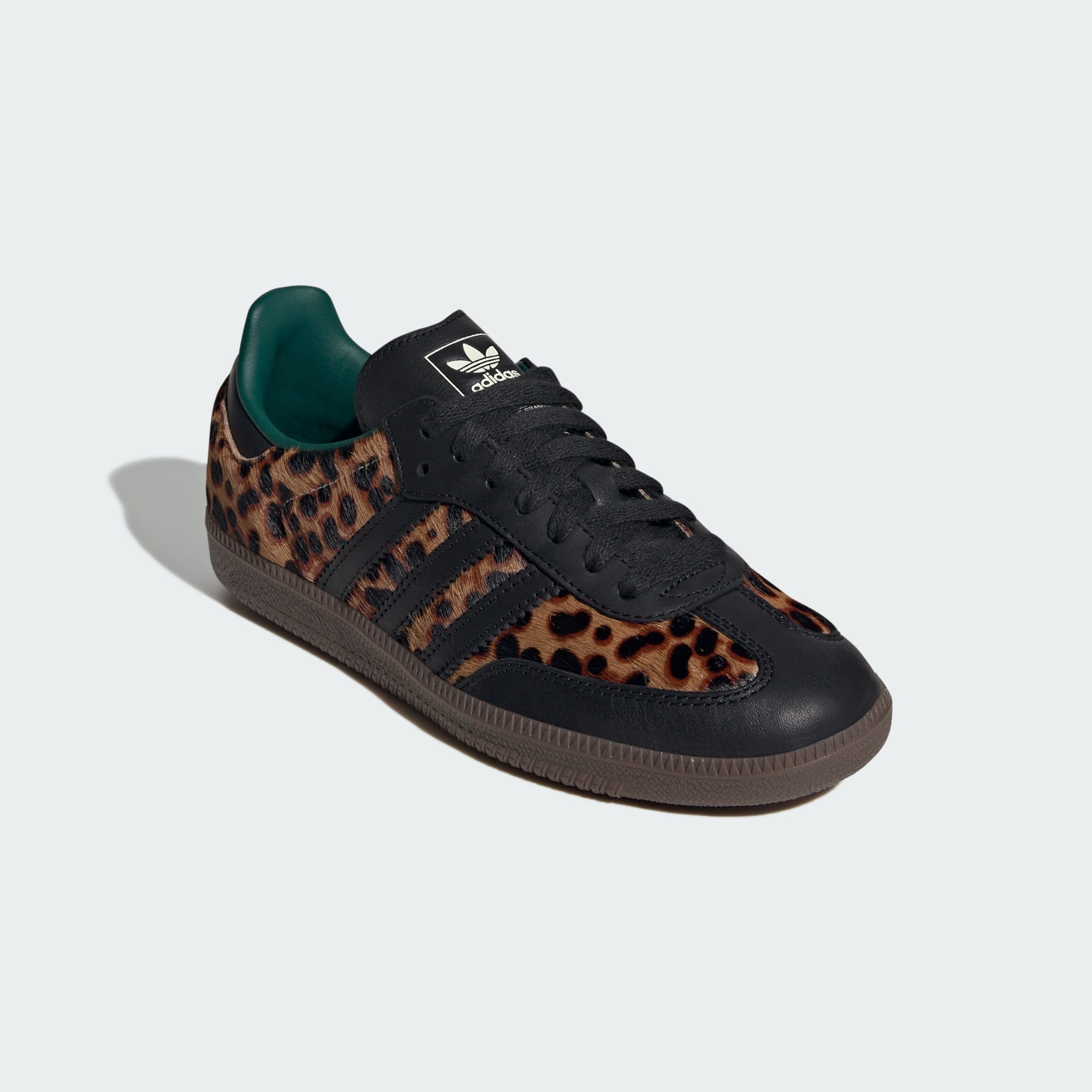 ADIDAS SAMBA OG LEOPARD PRINT BLACK/GREEN - Imagen 3