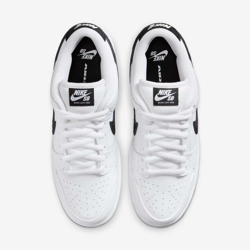 NIKE SB DUNK LOW PRO WHITE/BLACK - Imagen 5