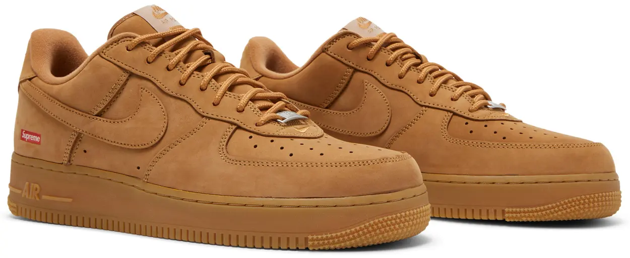 Nike Supreme x Air Force 1 Low SP 'Box Logo - Wheat' - Imagen 6